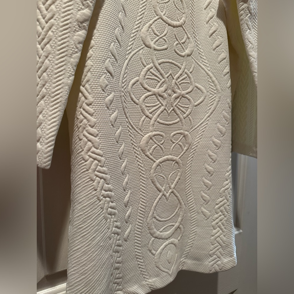 Amanda Uprichard White Long Sleeve Dress - Picture 5 of 7